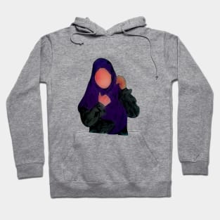 Hijabi - Muslimah - Hijab Hand drawn - Hijab Girl Hoodie